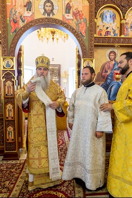 Божественная литургия в храме во имя святителя Николая Японского г. Саратова