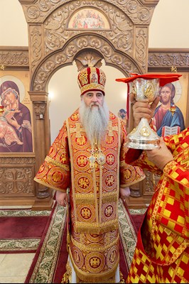 Божественная литургия в храме Воскресения Христова г. Саратова