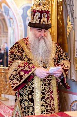 Божественная литургия в Свято-Троицком кафедральном соборе г. Саратова