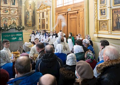 В праздник Крещения Господня митрополит Игнатий совершил Божественную литургию