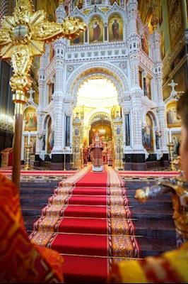 Митрополит Игнатий принял участие в Божественной литургии и торжествах в день тезоименитства Святейшего Патриарха Кирилла