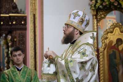 Митрополит Игнатий совершил Божественную литургию в Иоанновском женском монастыре в пос. Алексеевка Хвалынского района