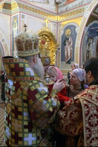Божественная литургия в Свято-Троицком кафедральном соборе г. Саратова