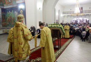 Всенощное бдение в Свято-Никольском мужском монастыре г. Саратова