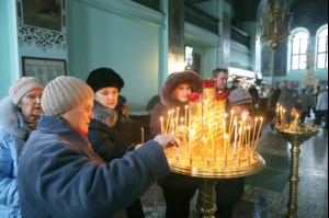 В праздник Крещения Господня Митрополит Лонгин совершил Божественную литургию и Чин Великого освящения воды