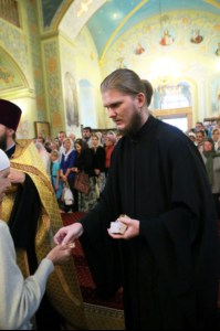 Встреча святых мощей святого равноапостольного князя Владимира и Всенощное бдение в храме в честь Покрова Пресвятой Богородицы г.Саратова