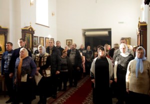 Божественная литургия в Свято-Иоанновском женском монастыре села Алексеевка Хвалынского района