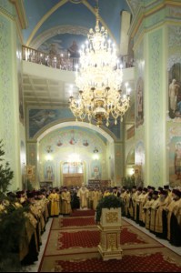 Великая Рождественская вечерня в храме в честь Покрова Пресвятой Богородицы г. Саратова