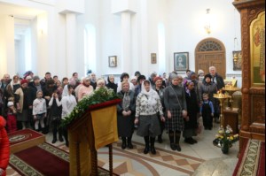 Божественная литургия в храме во имя святого равноапостольного великого князя Владимира г. Саратова