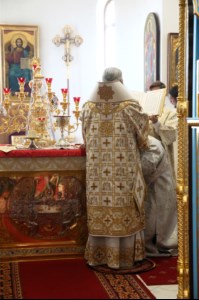 Божественная литургия в Свято-Алексиевском женском монастыре г.Саратова