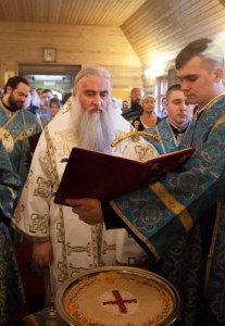 Божественная литургия в храме в честь Рождества Пресвятой Богородицы г.Саратова