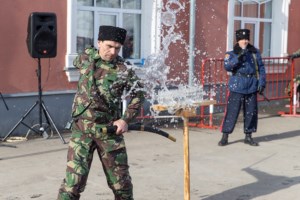 На территории Покровского храма г. Саратова прошел зимний праздник