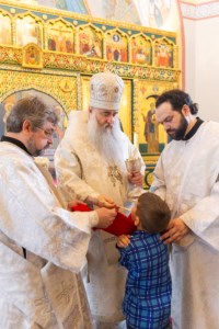 Божественная литургия в Свято-Никольском мужском монастыре г. Саратова