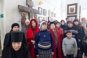 Литургия Преждеосвященных Даров в храме во имя святителя Митрофана Воронежского г. Саратова