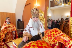 Божественная литургия в храме святого благоверного князя Александра Невского г. Саратова