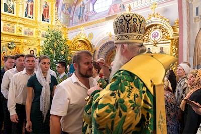Всенощное бдение в Свято-Троицком кафедральном соборе г.Саратова