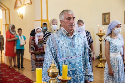 Всенощное бдение в храме в честь Казанской иконы Божией Матери р.п. Татищево
