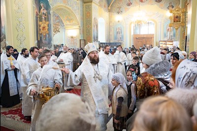 В праздник Крещения Господня митрополит Игнатий совершил Божественную литургию