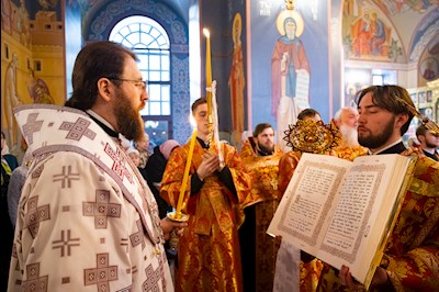 Митрополит Игнатий совершил всенощное бдение в Свято-Никольском мужском монастыре г. Саратова