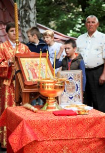 Божественная литургия в Вавиловом Доле