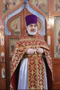 Божественная литургия в храме в честь Воздвижения Честнаго и Животворящего Креста Господня на территории Вольского военного института материального обеспечения