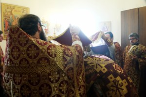 Великое освящение храма святых мучеников Адриана и Наталии г. Саратова и Божественная литургия в новоосвященном храме