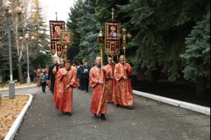 Божественная литургия в Спасо-Преображенском мужском монастыре г.Саратова