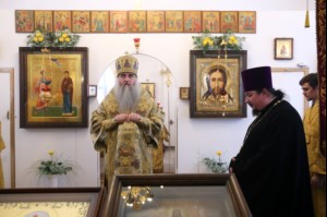 Божественная литургия в храме в честь Благовещения Пресвятой Богородицы г.Саратова