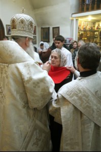 Божественная литургия и панихида в храме во имя святителя и чудотворца Николая на Елшанском кладбище г. Саратова