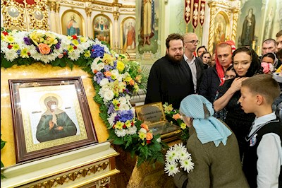 В Саратов принесен ковчег с мощами блаженной Матроны Московской