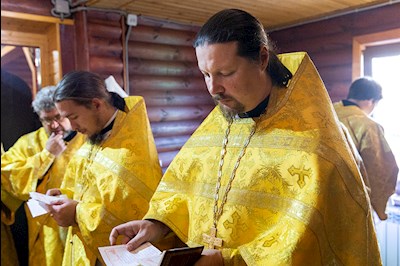 Великое освящение храма Казанской иконы Божией Матери г. Вольска и Божественная литургия в новоосвященном храме