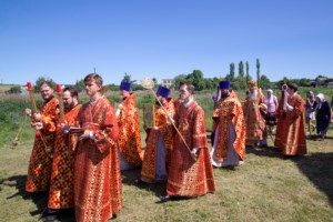 Божественная литургия в храме в честь Воскресения Христова с. Ивано-Языковка Аткарского района