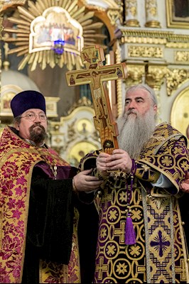 Всенощное бдение в храме в честь Сошествия Святого Духа г. Саратова