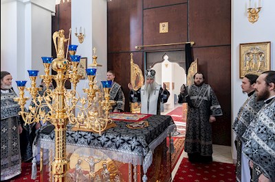 Литургия Преждеосвященных Даров и монашеский постриг в Свято-Алексиевском женском монастыре г. Саратова