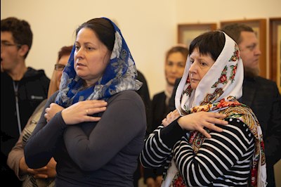 Митрополит Игнатий совершил Божественную литургию в Свято-Никольском храме с. Октябрьский Городок