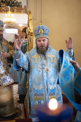 Митрополит Игнатий возглавил соборное архиерейское богослужение в Казанском храме г. Саратова