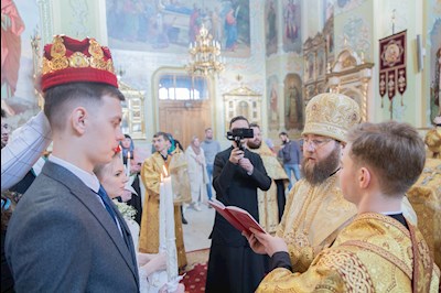 Митрополит Игнатий совершил таинство Венчания
