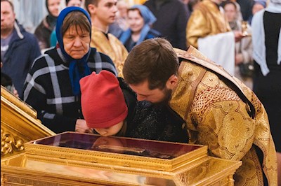 Всенощное бдение в Свято-Троицком кафедральном соборе г. Саратова