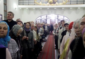 Всенощное бдение в Свято-Никольском мужском монастыре г. Саратова