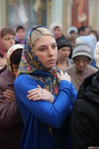 Божественная Литургия в храме во имя Всех Святых, в земле Российской просиявших г. Саратова