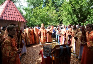 Божественная литургия в Вавиловом Доле
