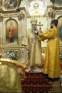 Великая Рождественская вечерня в храме в честь Покрова Пресвятой Богородицы г. Саратова