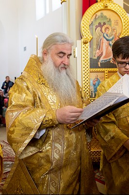 Великое освящение храма Сорока Севастийских мучеников г. Саратова и Божественная литургия в новоосвященном храме