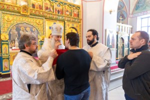 Божественная литургия в Свято-Никольском мужском монастыре г. Саратова