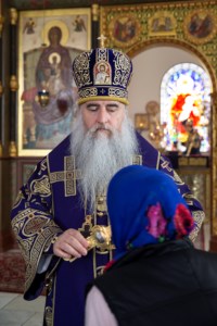 Литургия Преждеосвященных Даров в храме в честь иконы Божией Матери «Утоли моя печали» г. Саратова
