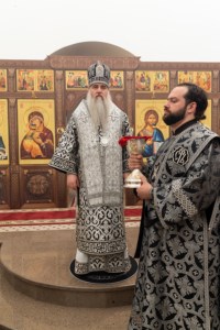 Литургия Преждеосвященных Даров в храме во имя преподобного Сергия Радонежского г.Саратова