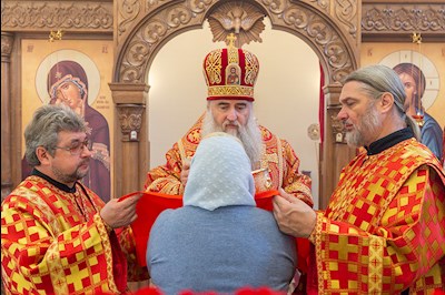 Божественная литургия в храме Воскресения Христова г. Саратова