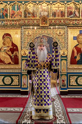 Божественная литургия в Свято-Никольском мужском монастыре г. Саратова