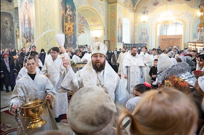 В праздник Крещения Господня митрополит Игнатий совершил Божественную литургию