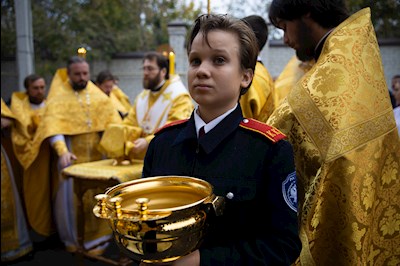 Митрополит Игнатий совершил Великое освящение храма святой блаженной Ксении Петербургской п. Красный Текстильщик и Божественную литургию в новоосвященном храме